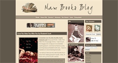 Desktop Screenshot of blog.mawbooks.com