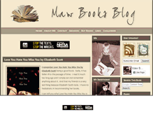 Tablet Screenshot of blog.mawbooks.com